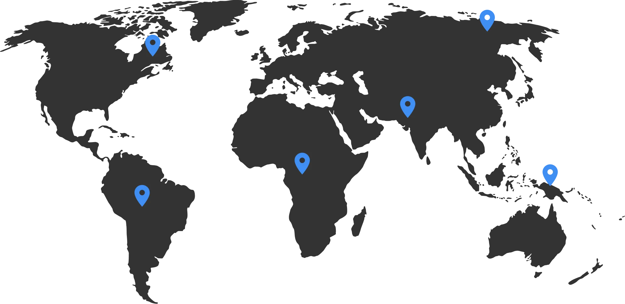 Global reach map
